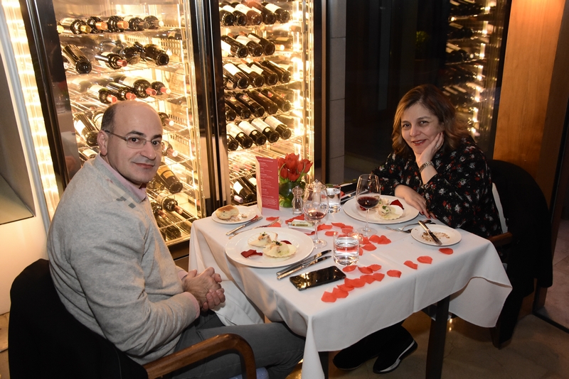 Love at le gray with an enchanting dinner at Indigo on the Roof